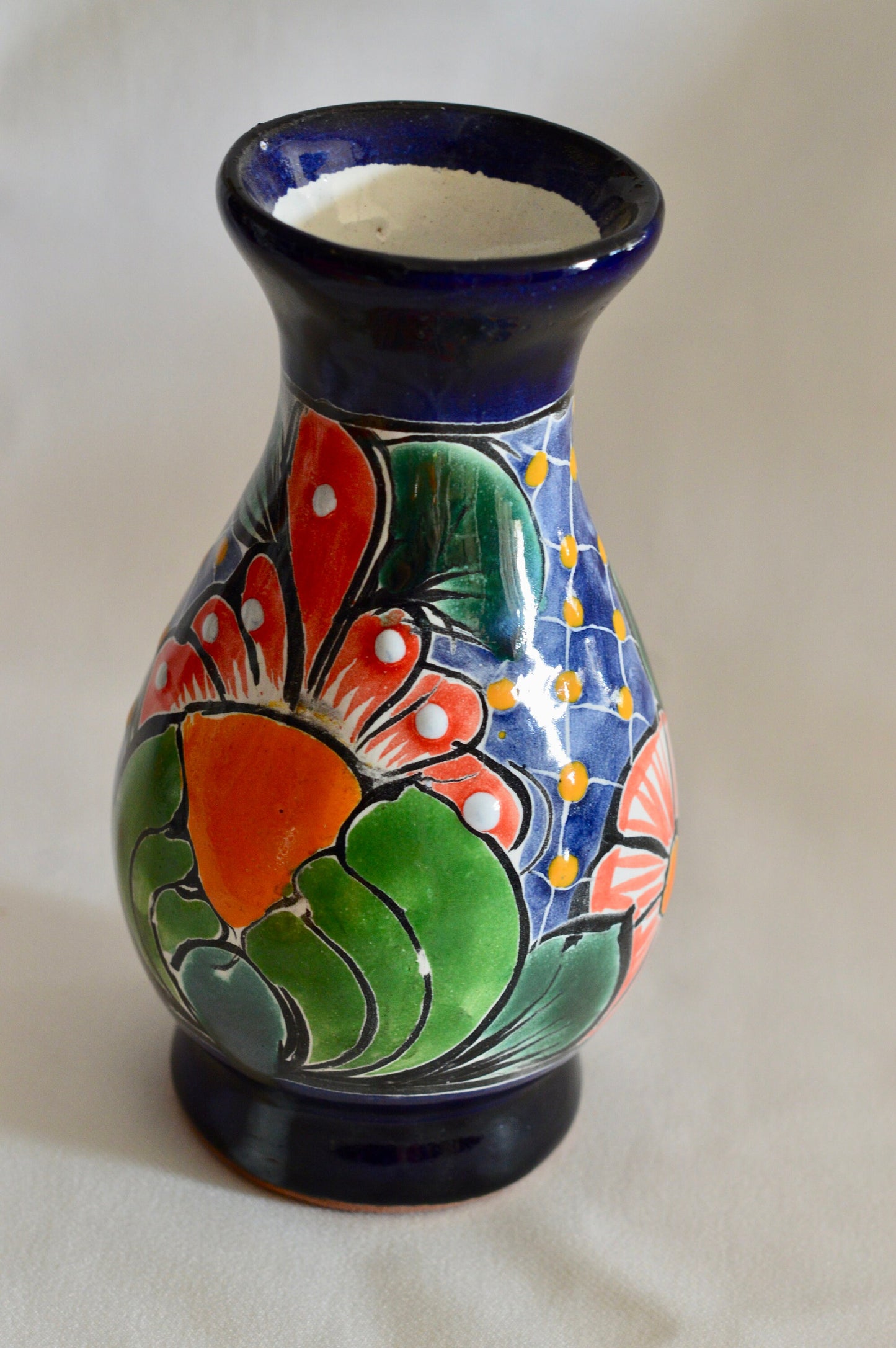 Talavera flower vase