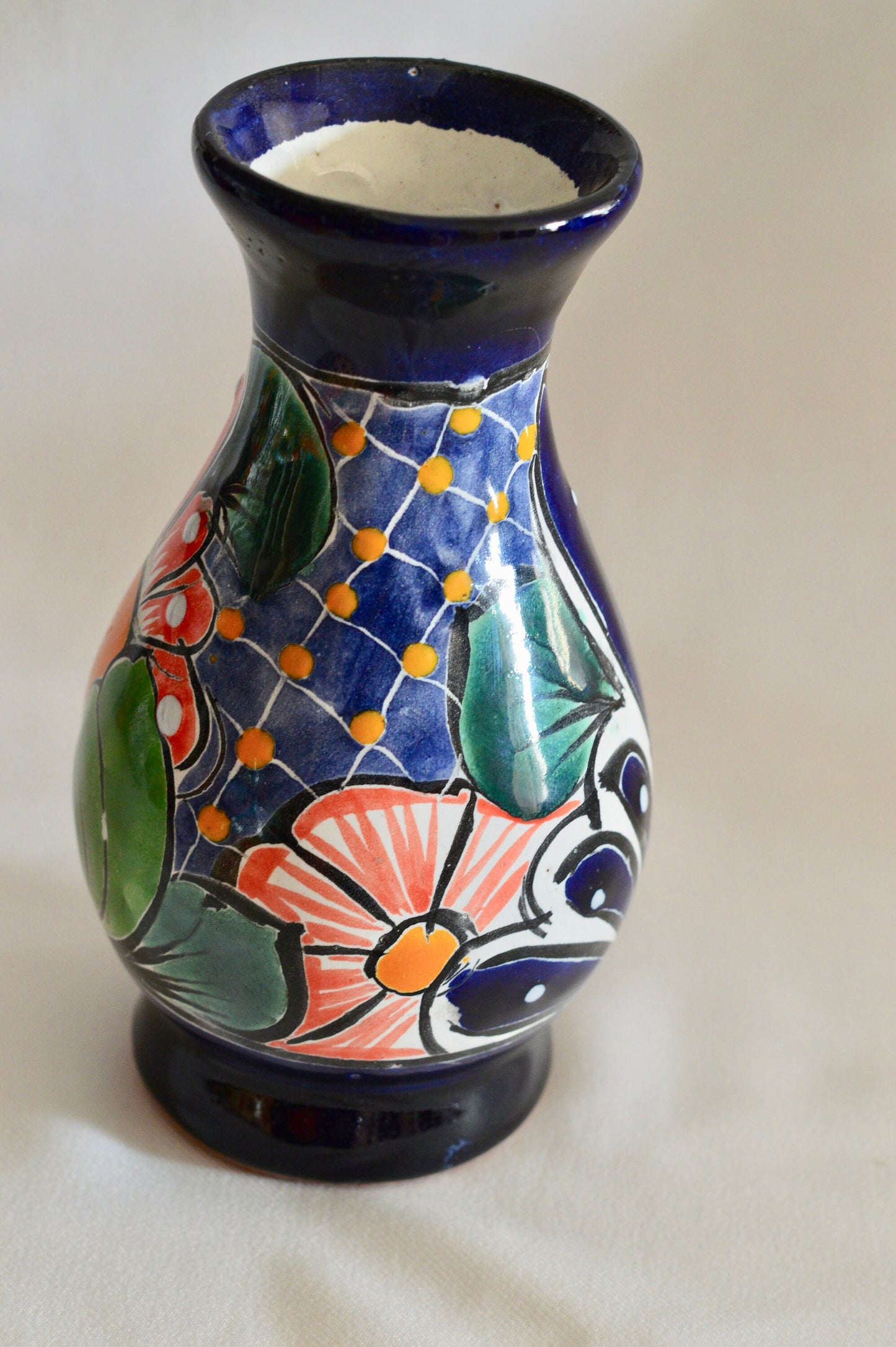 Talavera flower vase