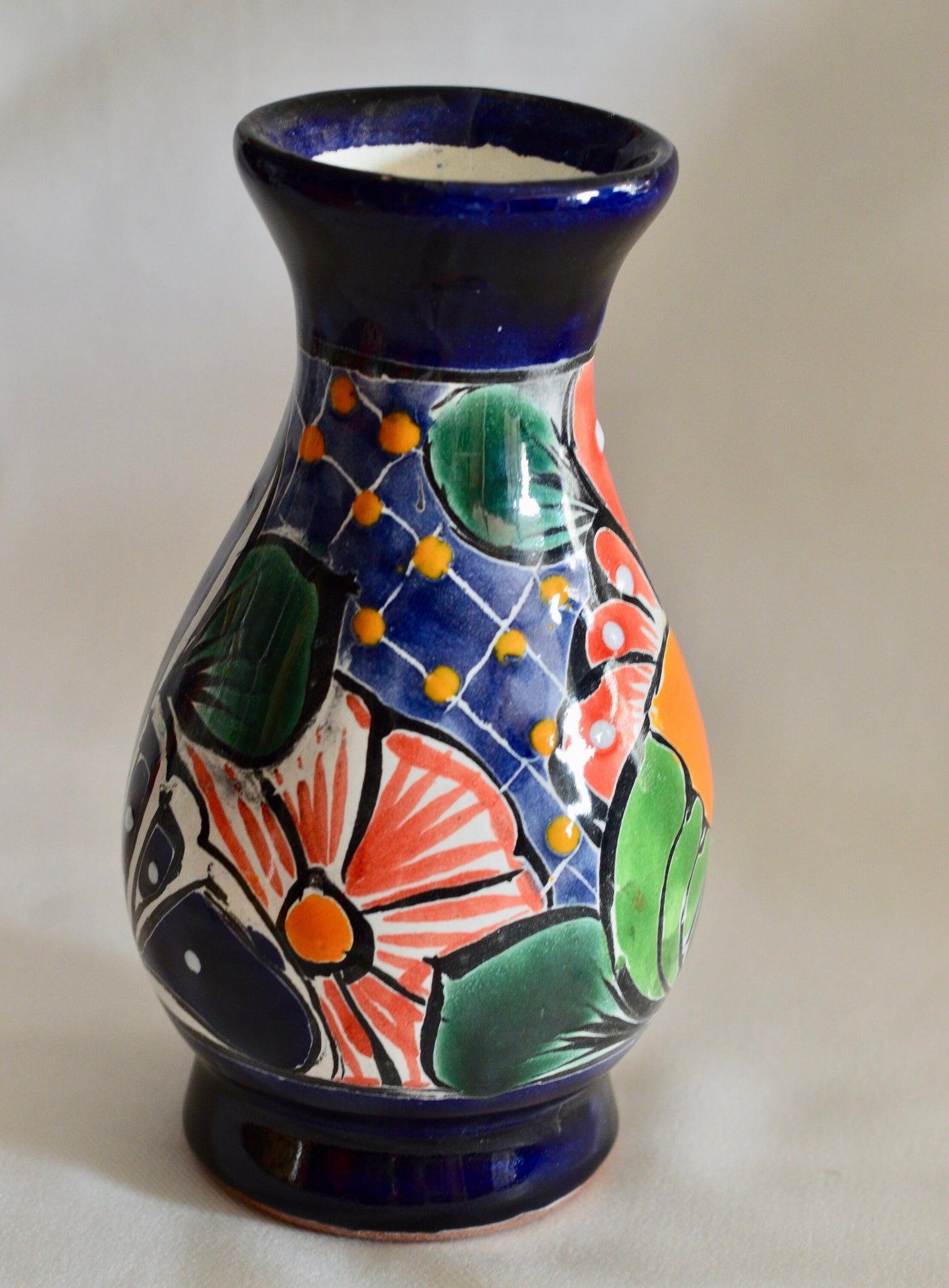 Talavera flower vase