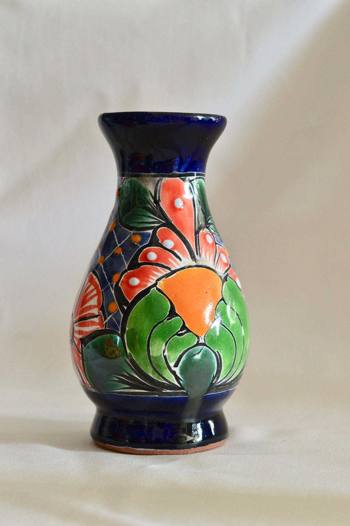 Talavera flower vase