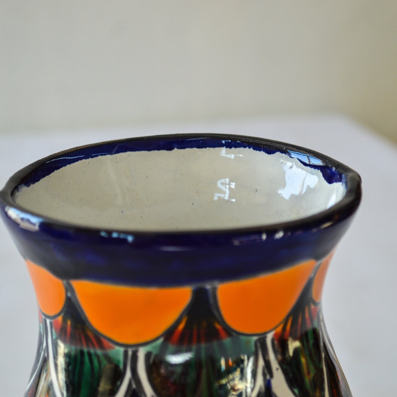 Talavera flower vase