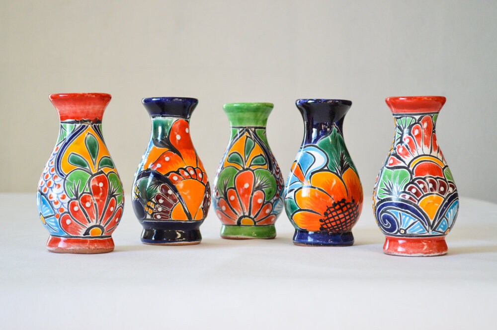 Talavera flower vase