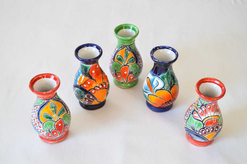 Talavera flower vase