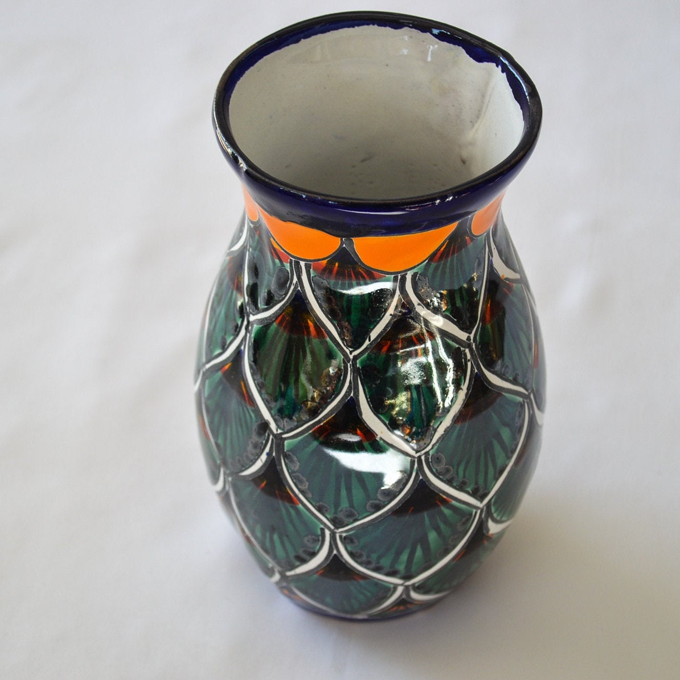 Talavera flower vase