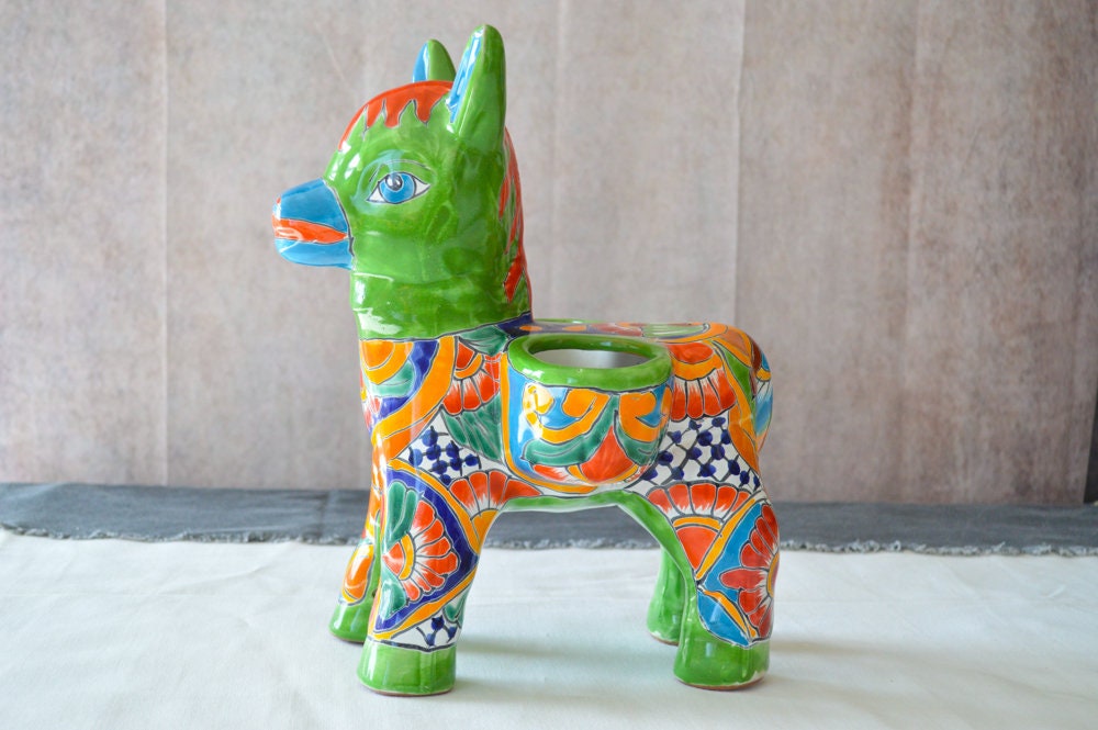 A Talavera Donkey pot.