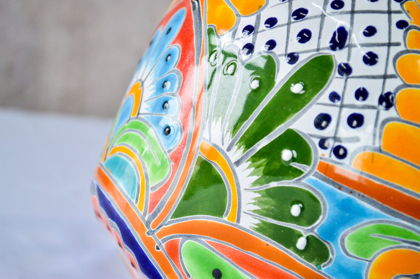 Talavera wall pot