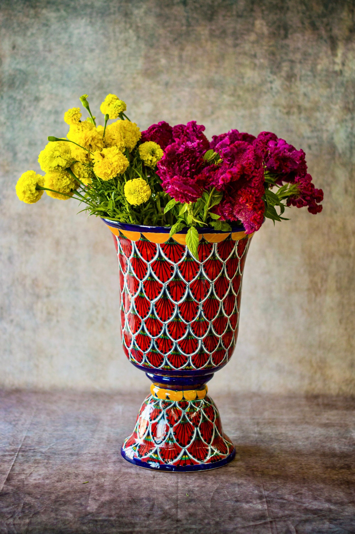 Talavera Glass Shape pot