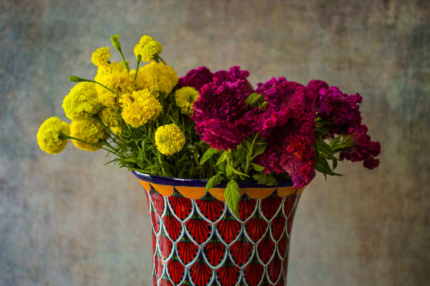 Talavera Glass Shape pot