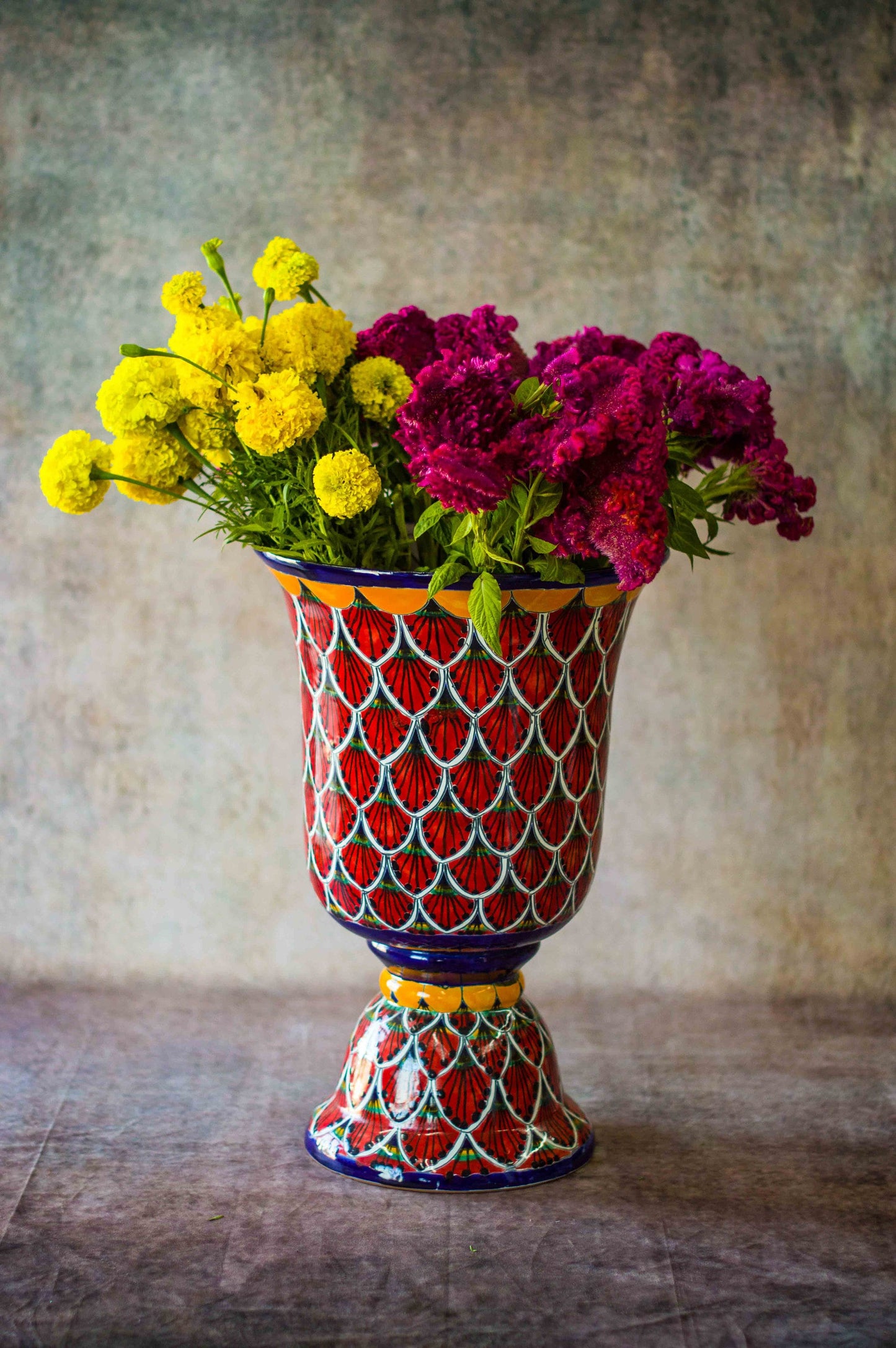 Talavera Glass Shape pot