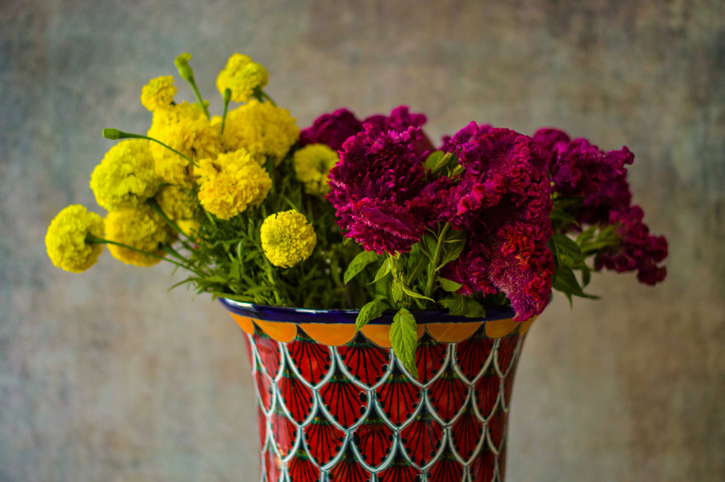 Talavera Glass Shape pot