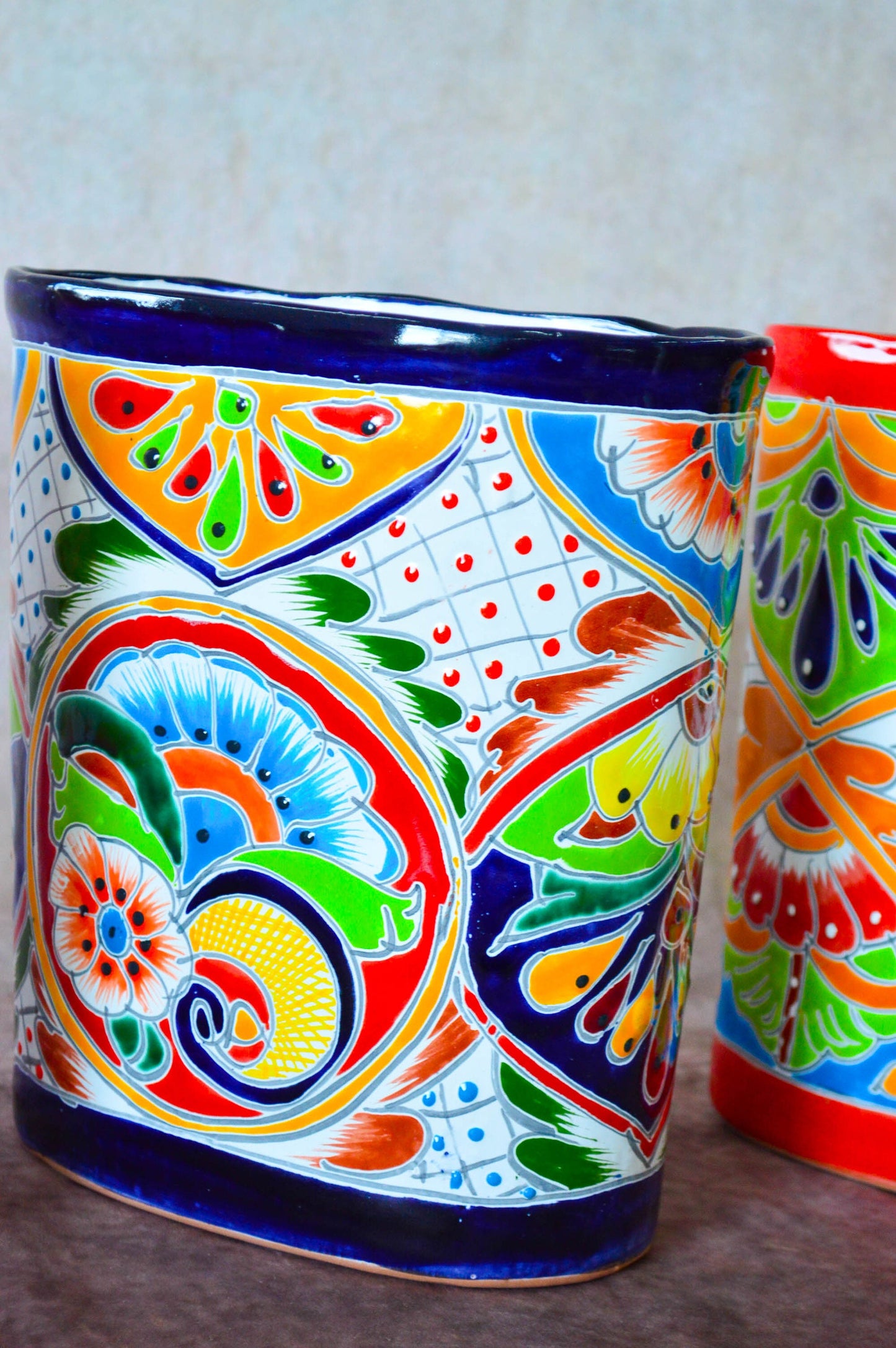 Talavera Trash can