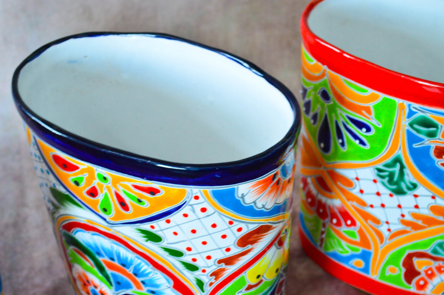 Talavera Trash can