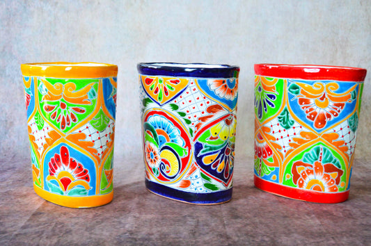 Talavera Trash can