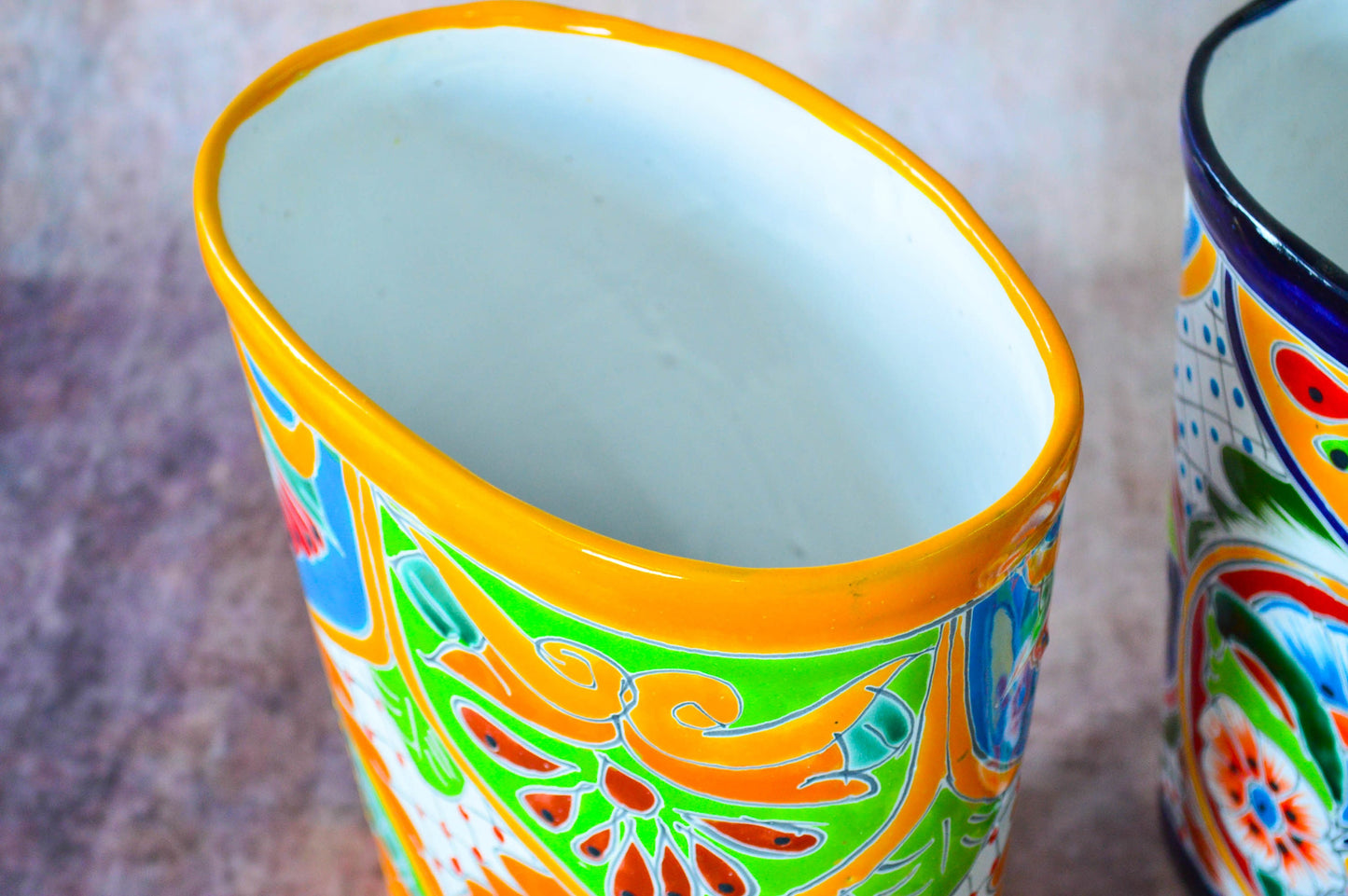 Talavera Trash can