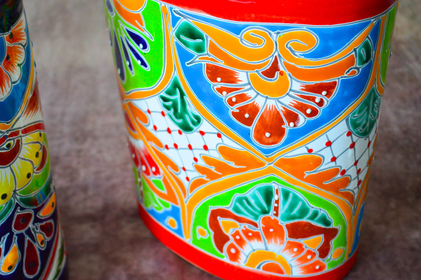 Talavera Trash can