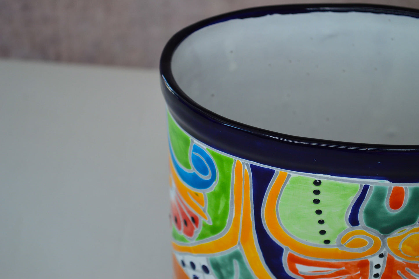 Talavera Trash can