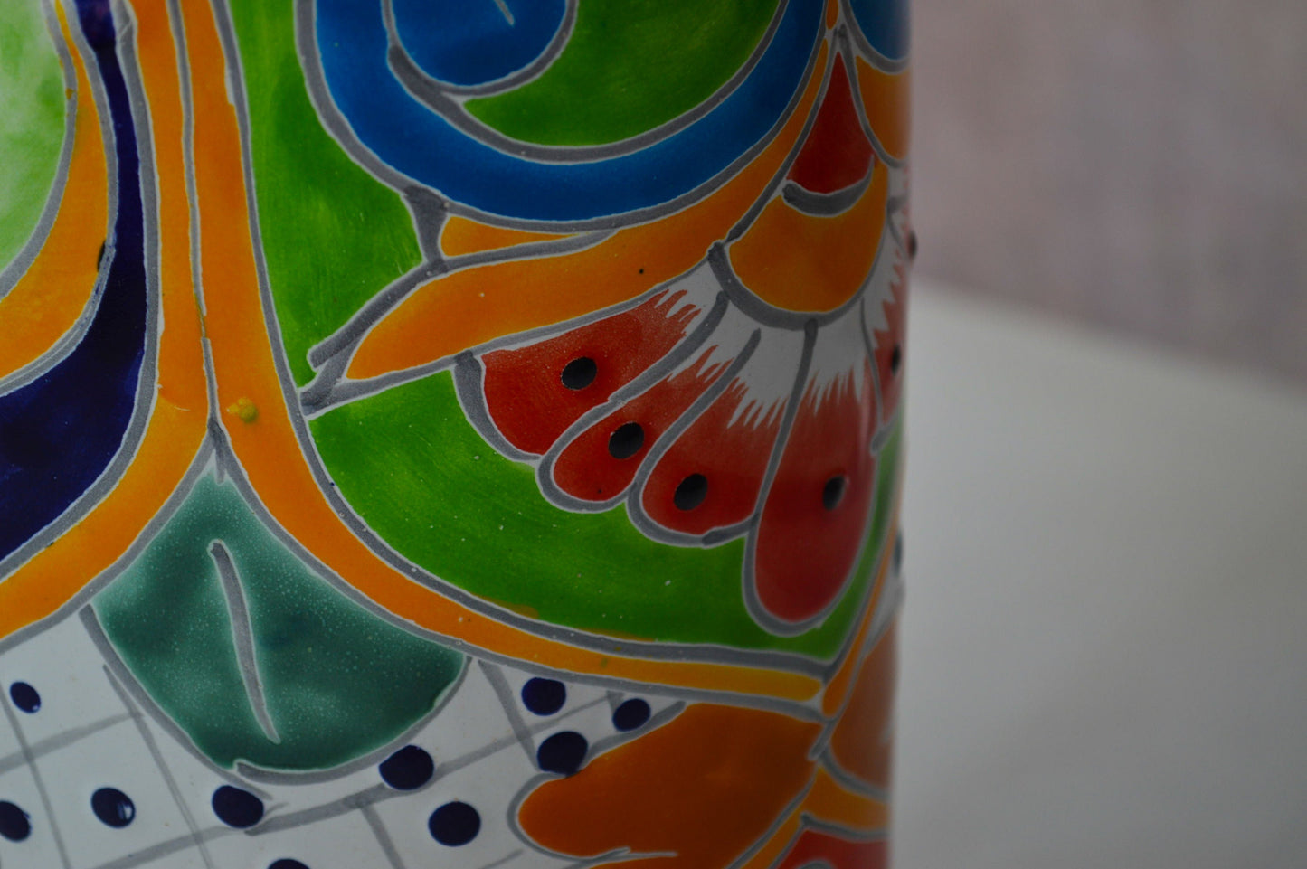 Talavera Trash can