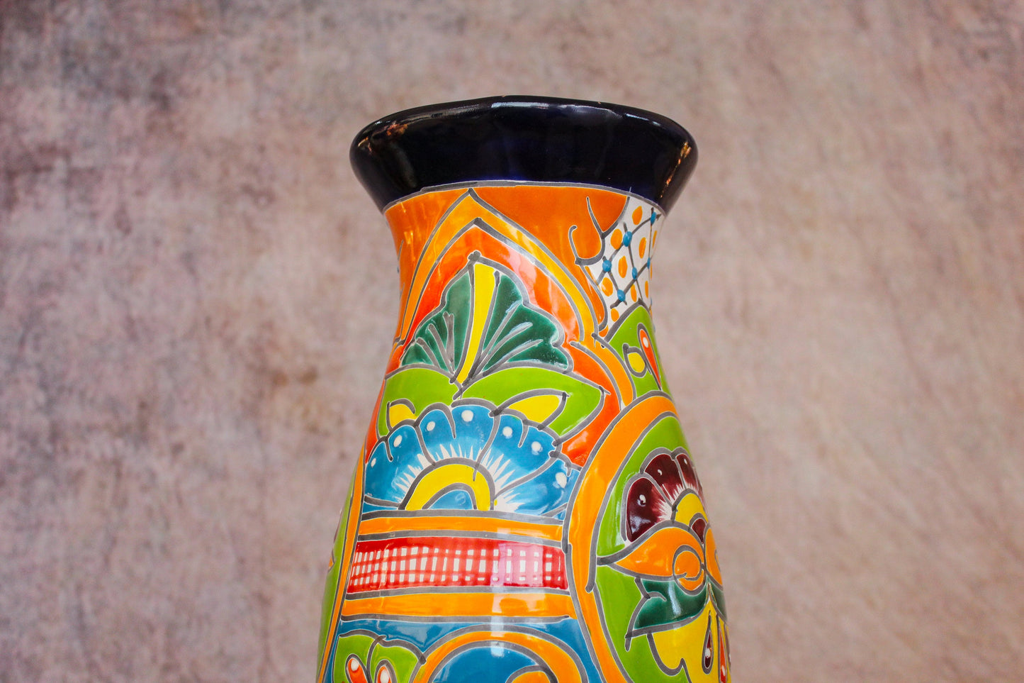 Talavera flower vase