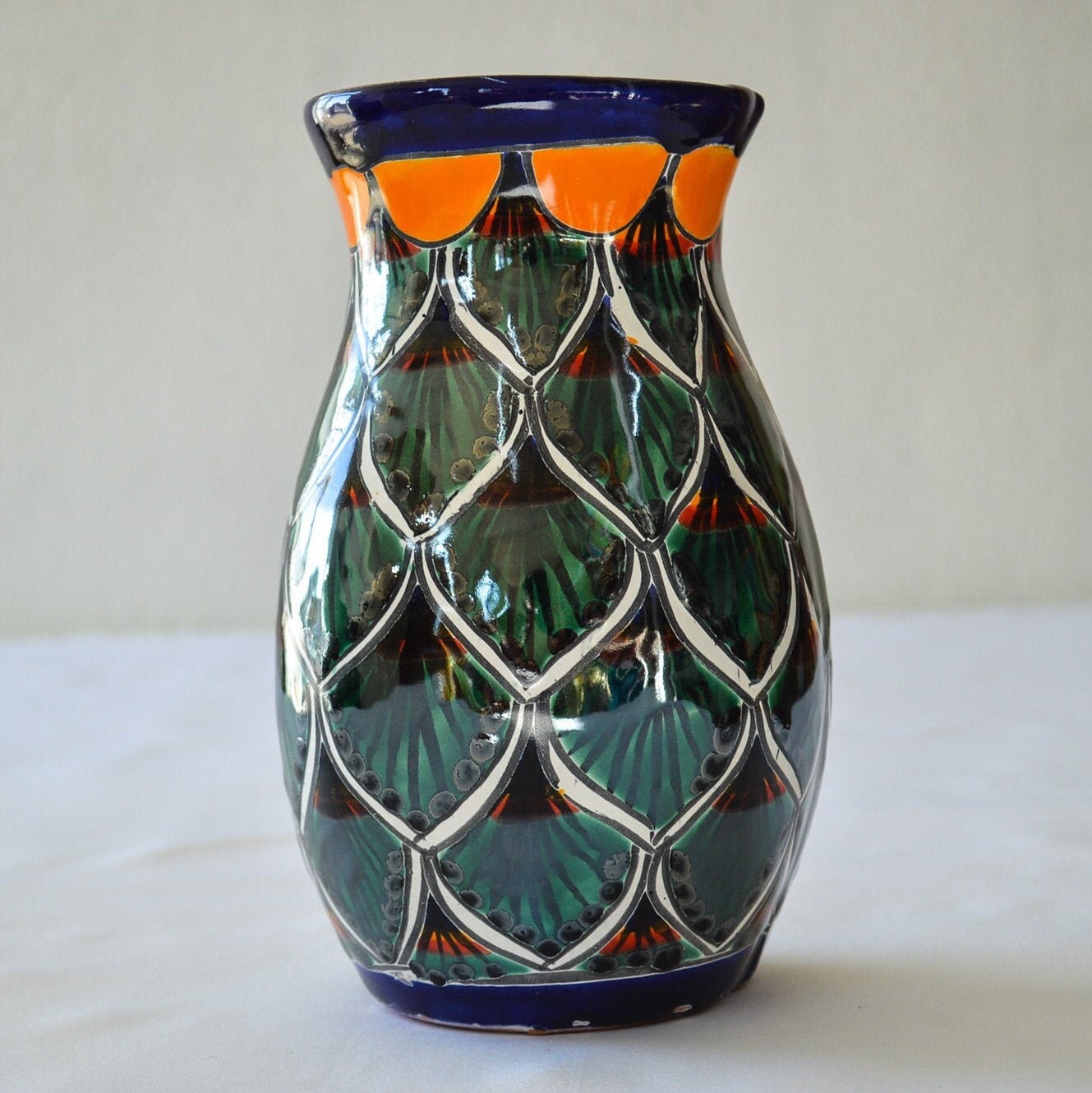 Talavera flower vase