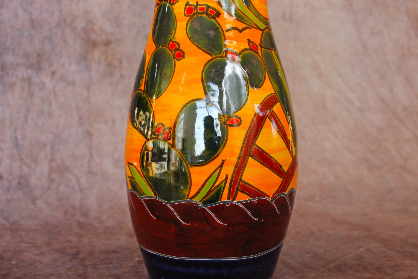 Talavera flower vase