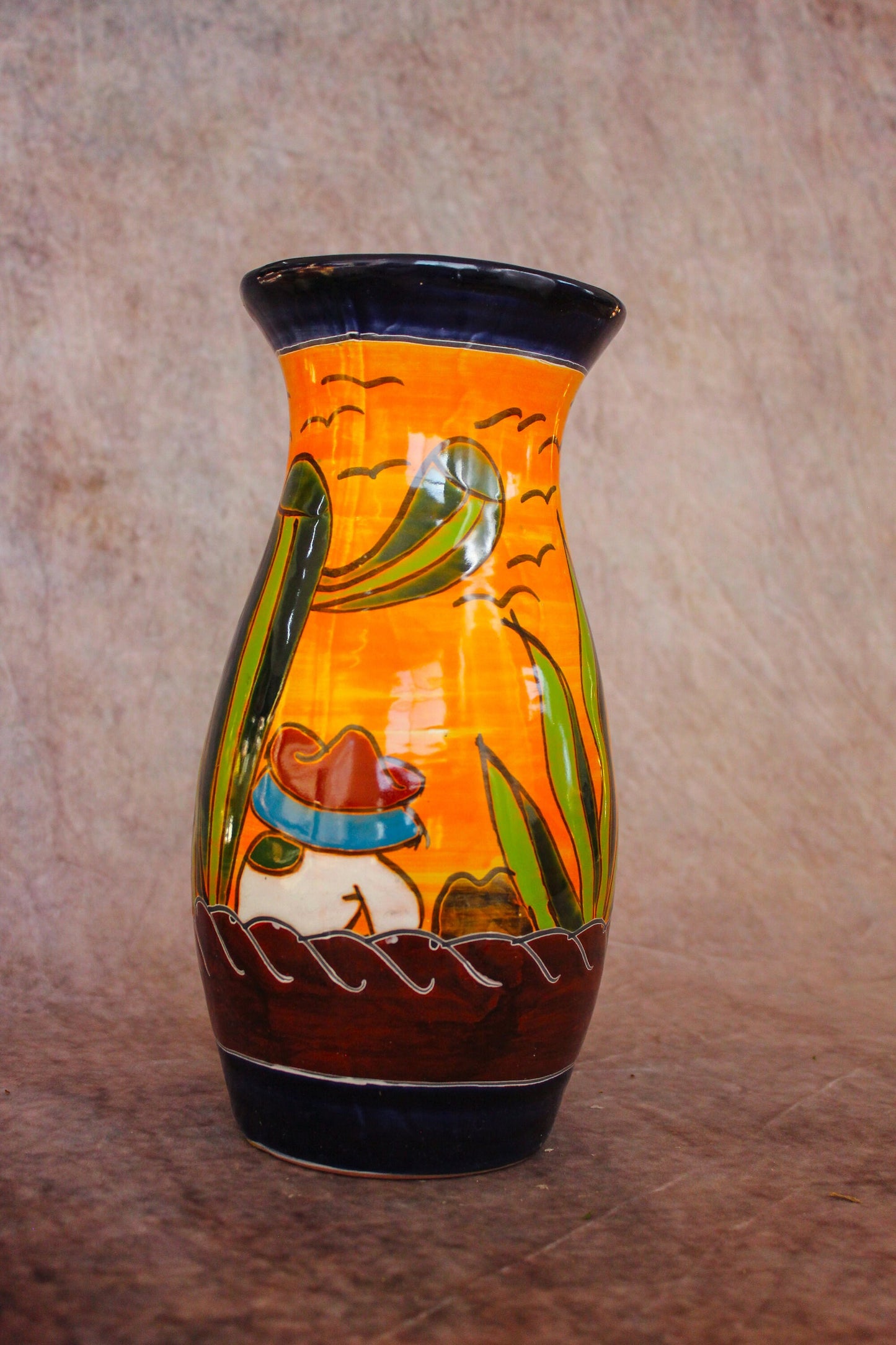 Talavera flower vase