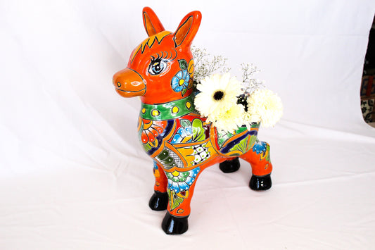 A Talavera Donkey pot.